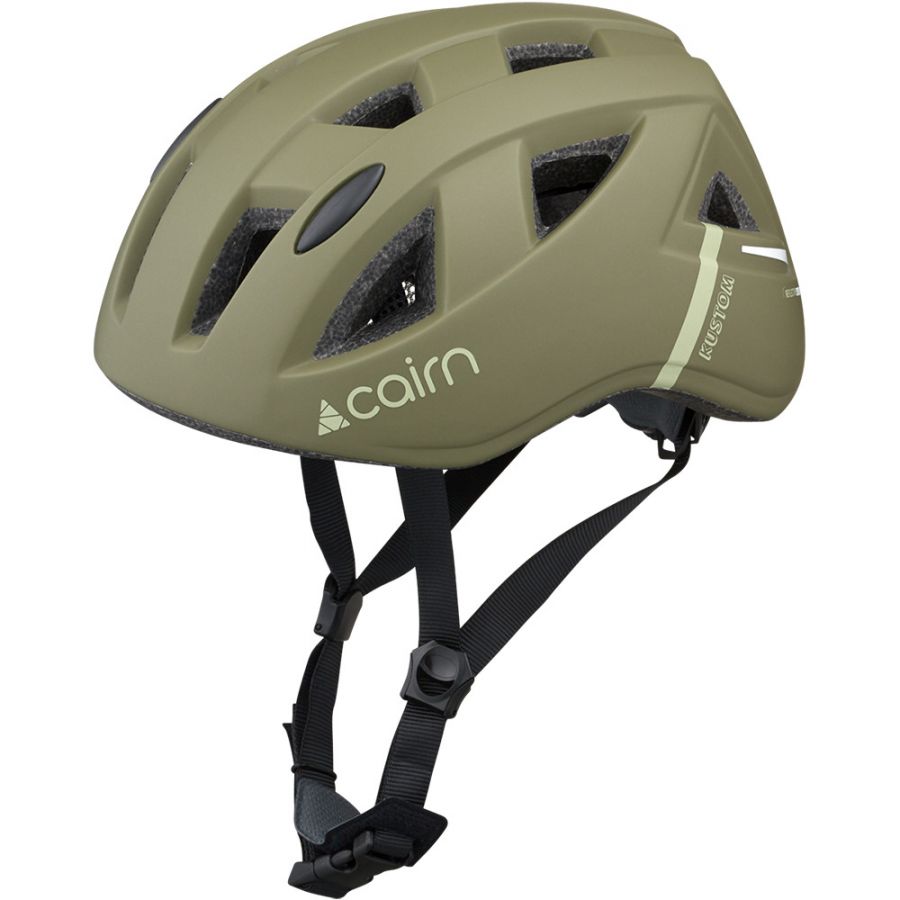 Cairn Kustom, bike helmet, junior, green