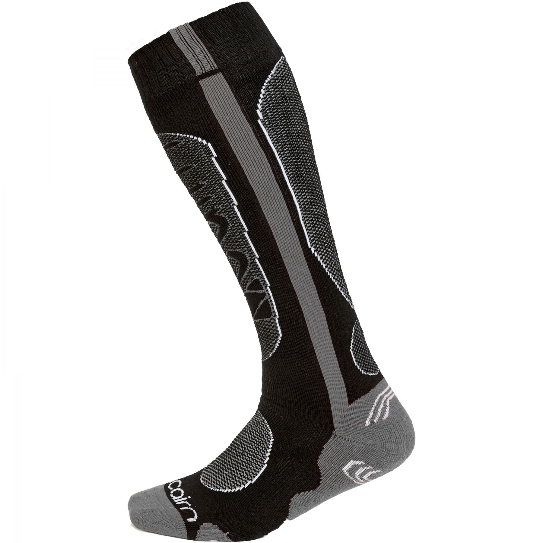 Cairn Spirit, ski socks, black/grey