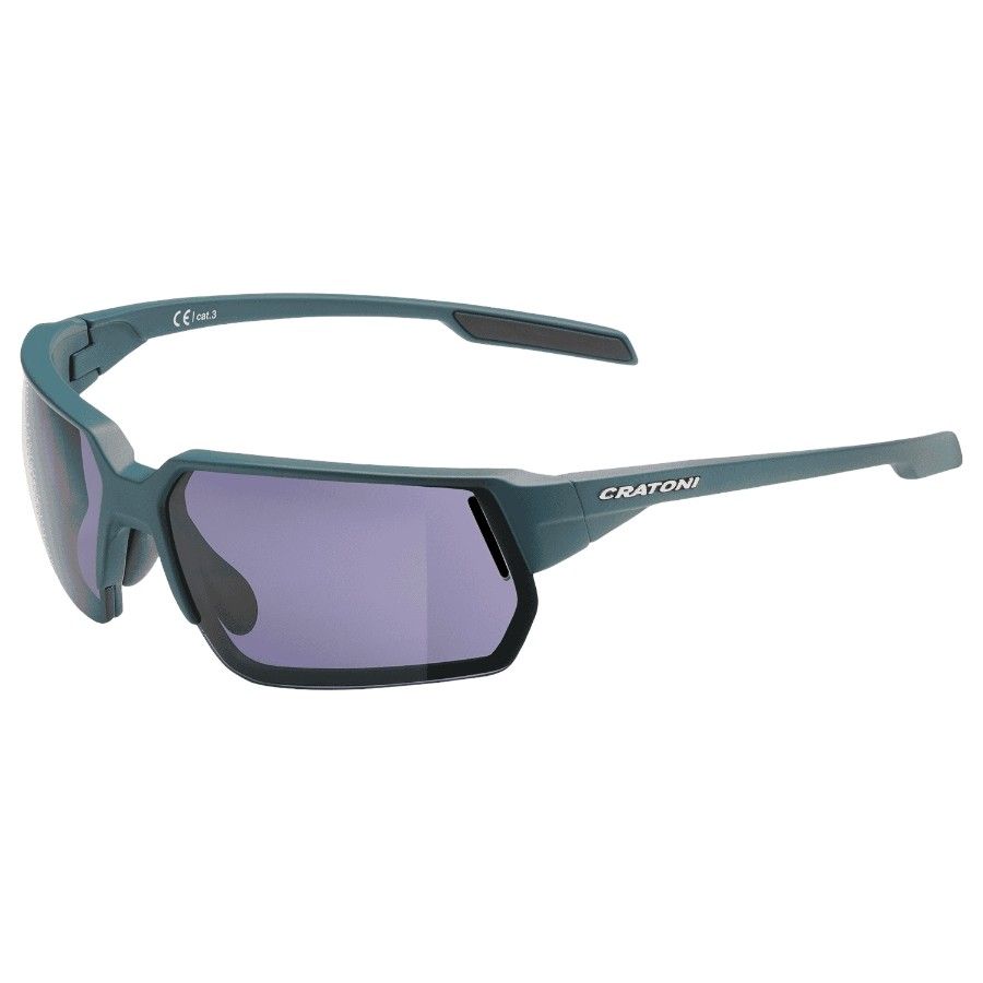 Cratoni C-Lite Color+ Lifestyle Grey Blue W/O Mirror, sunglasses, matte blue