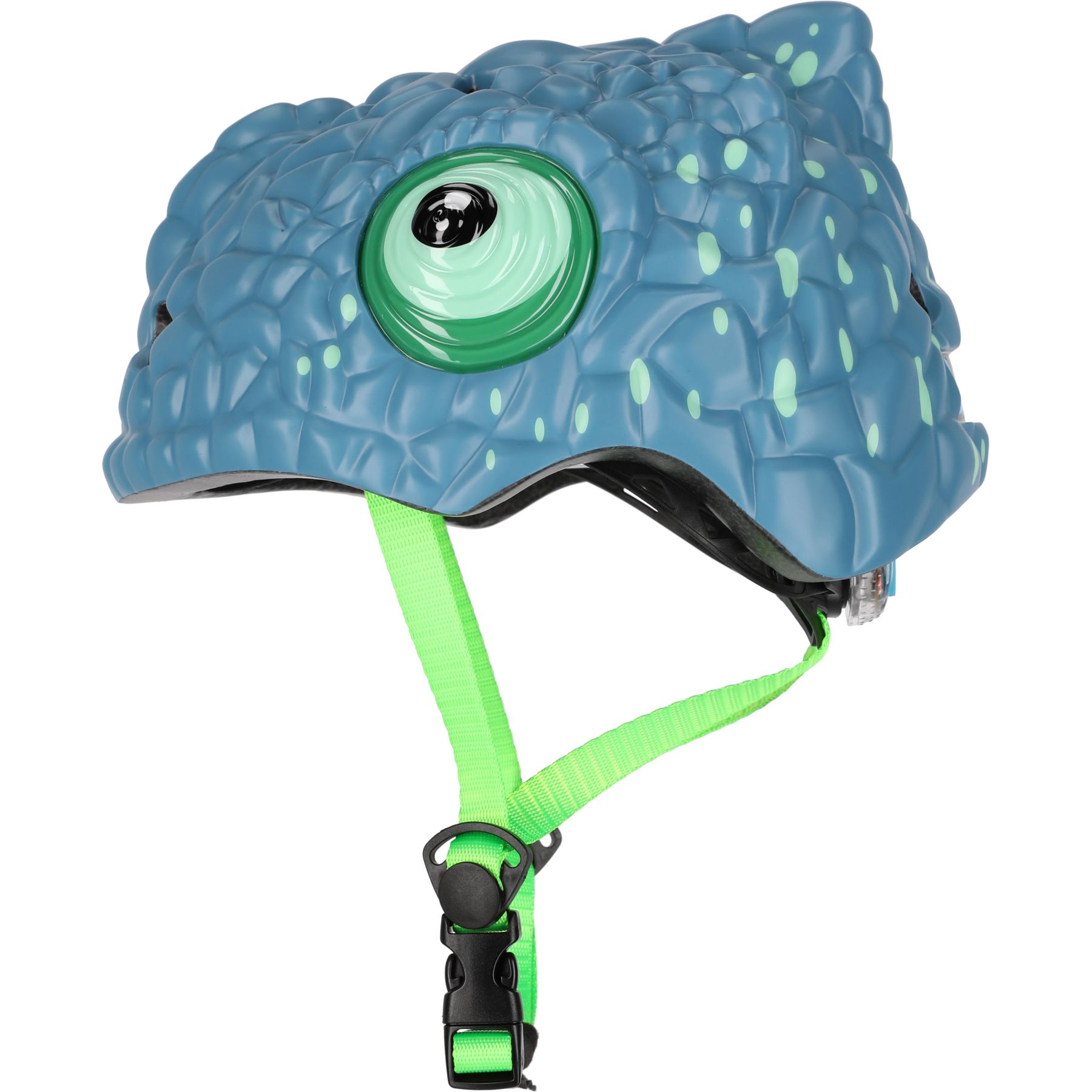 Crazy Safety Chameleon, bike helmet, junior, black/blue