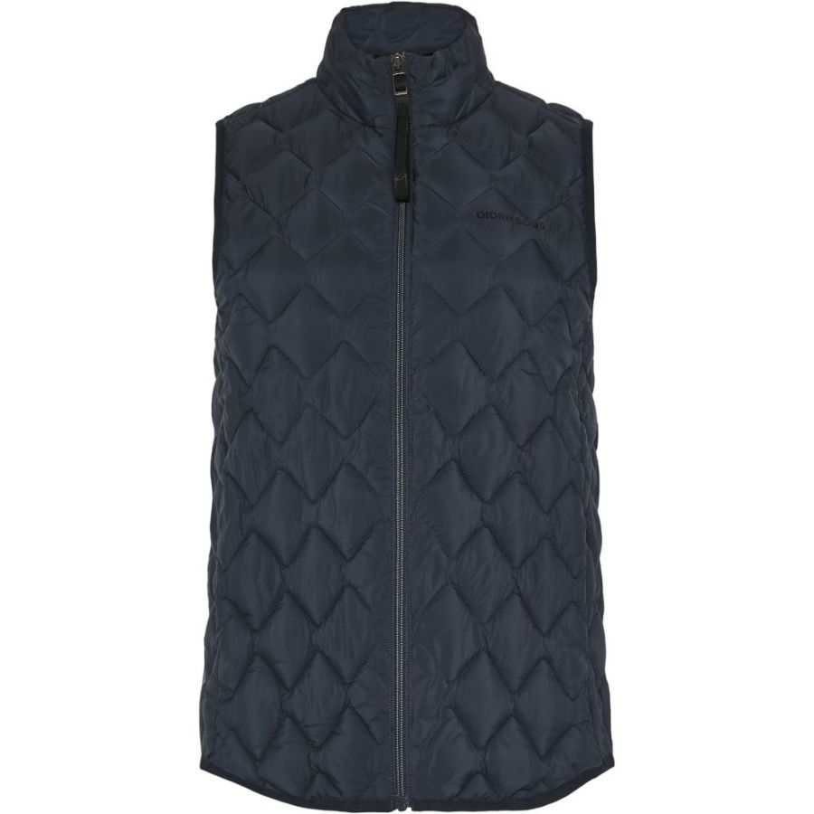 Didriksons Evy, hybrid vest, women, sleepy blue