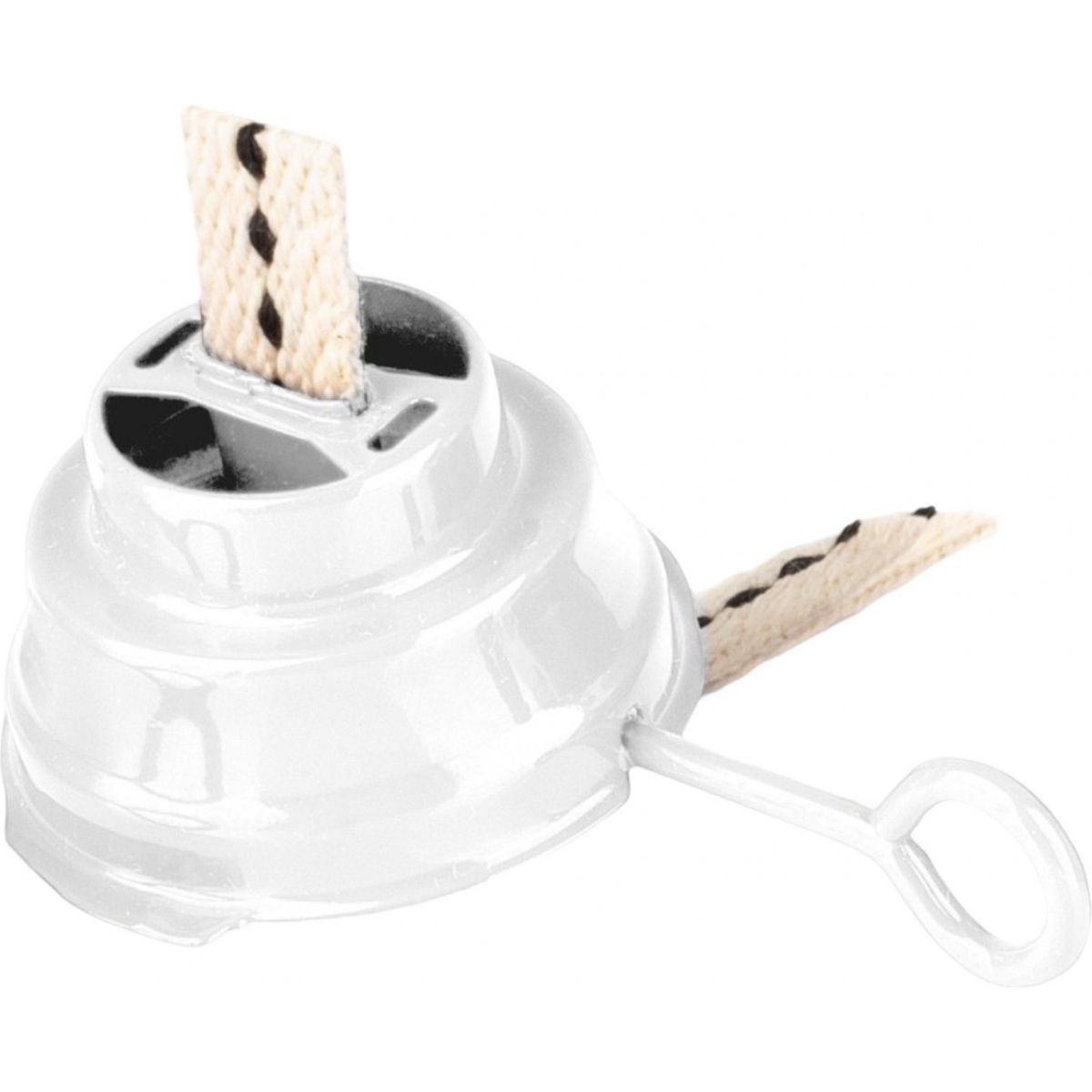 Feuerhand Burner with Wick for 276, Burner with Wick, White