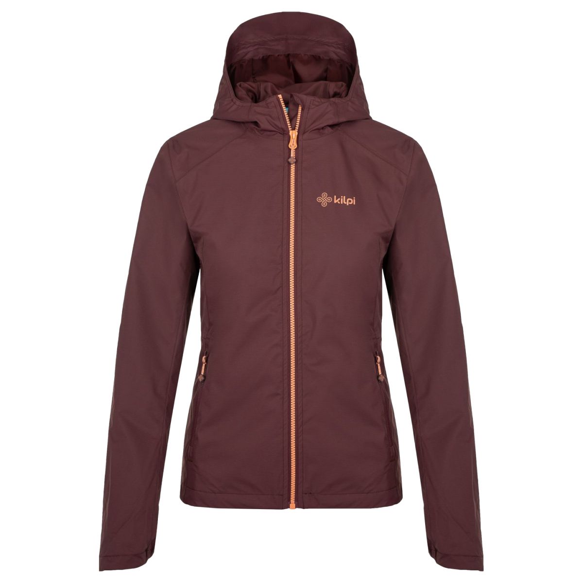 Kilpi Sonna-W, rain jacket, women's, dark red