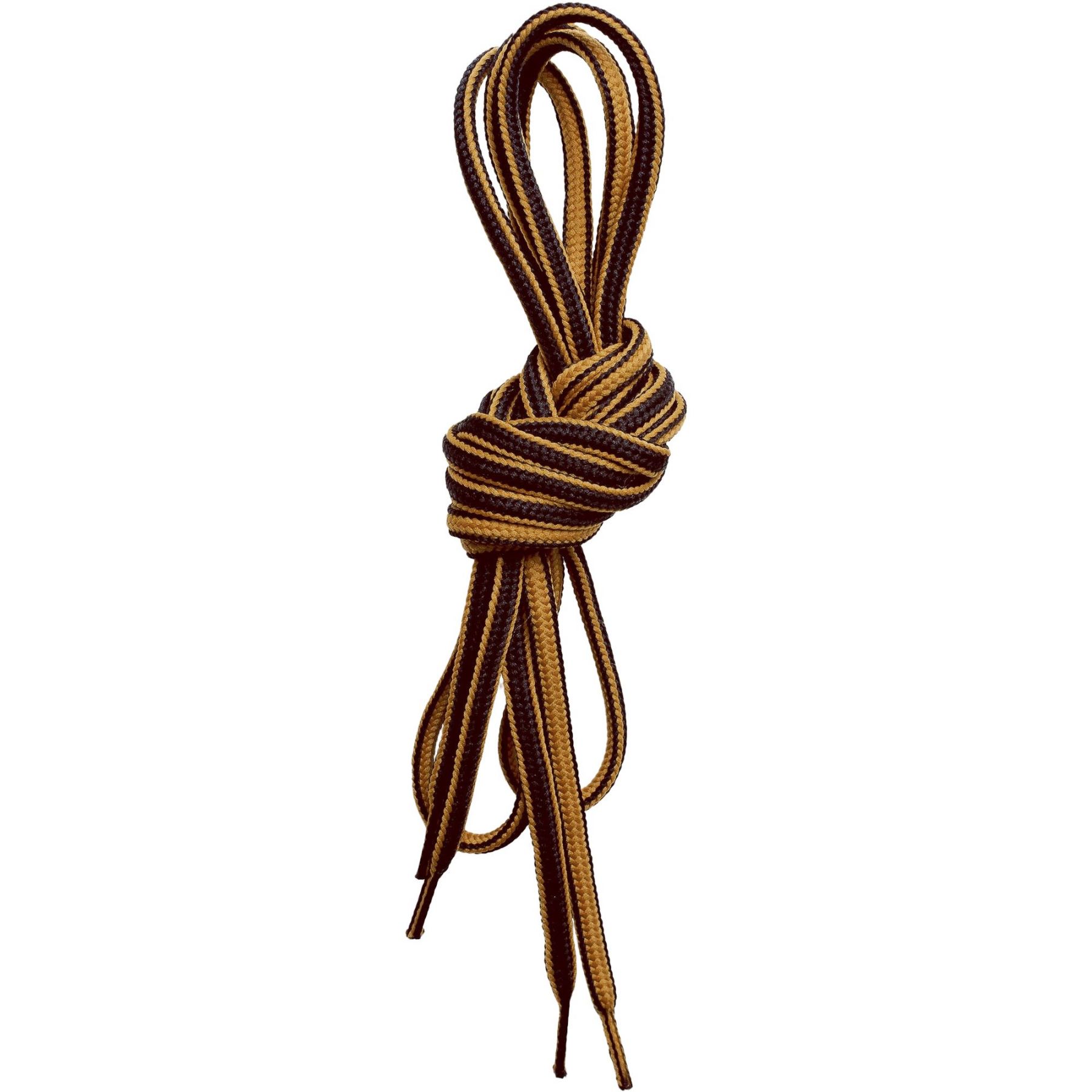 Lundhags Round Shoe Laces 130cm, shoelaces, yellow/brown