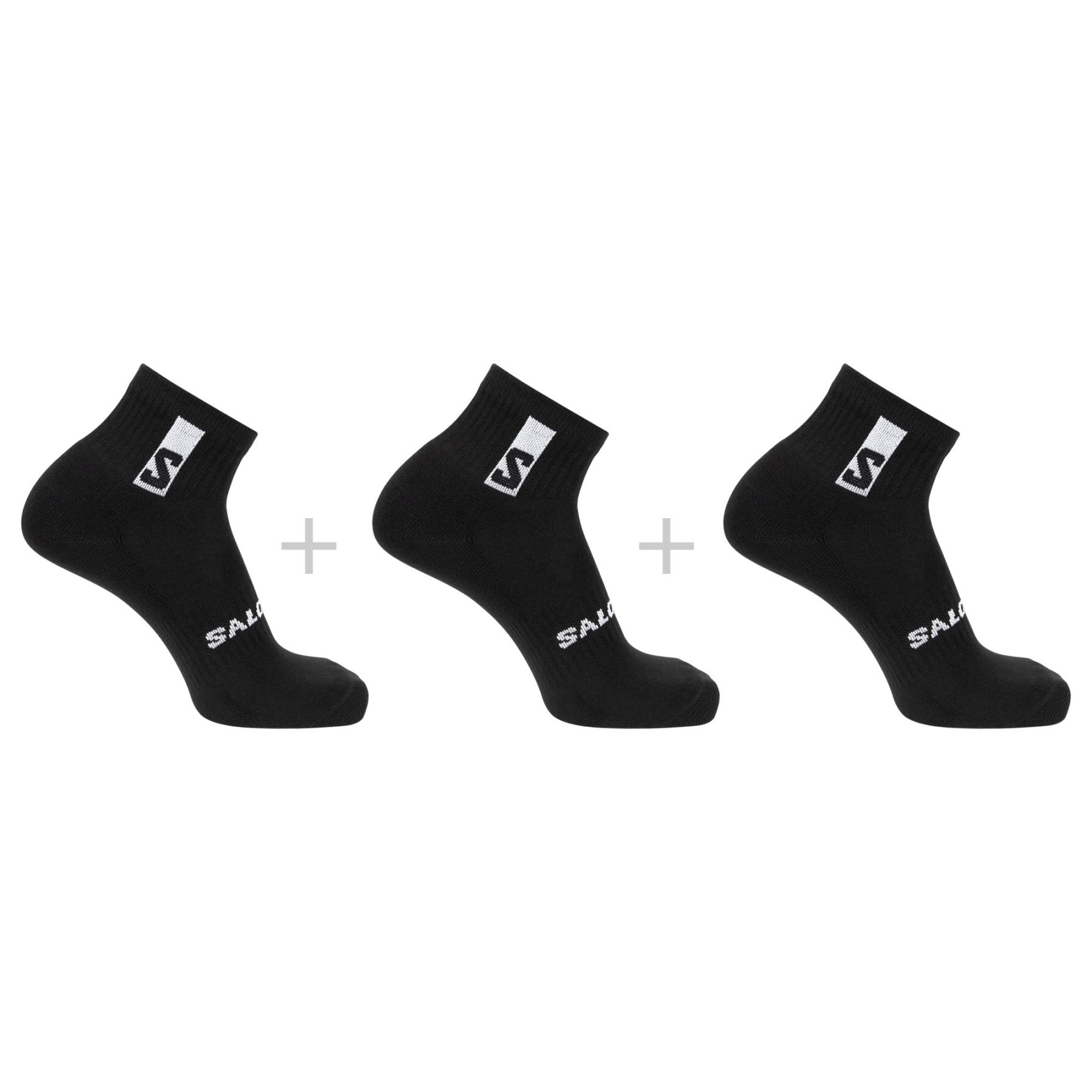 Salomon Everyday Ankle 3-pack, socks, black
