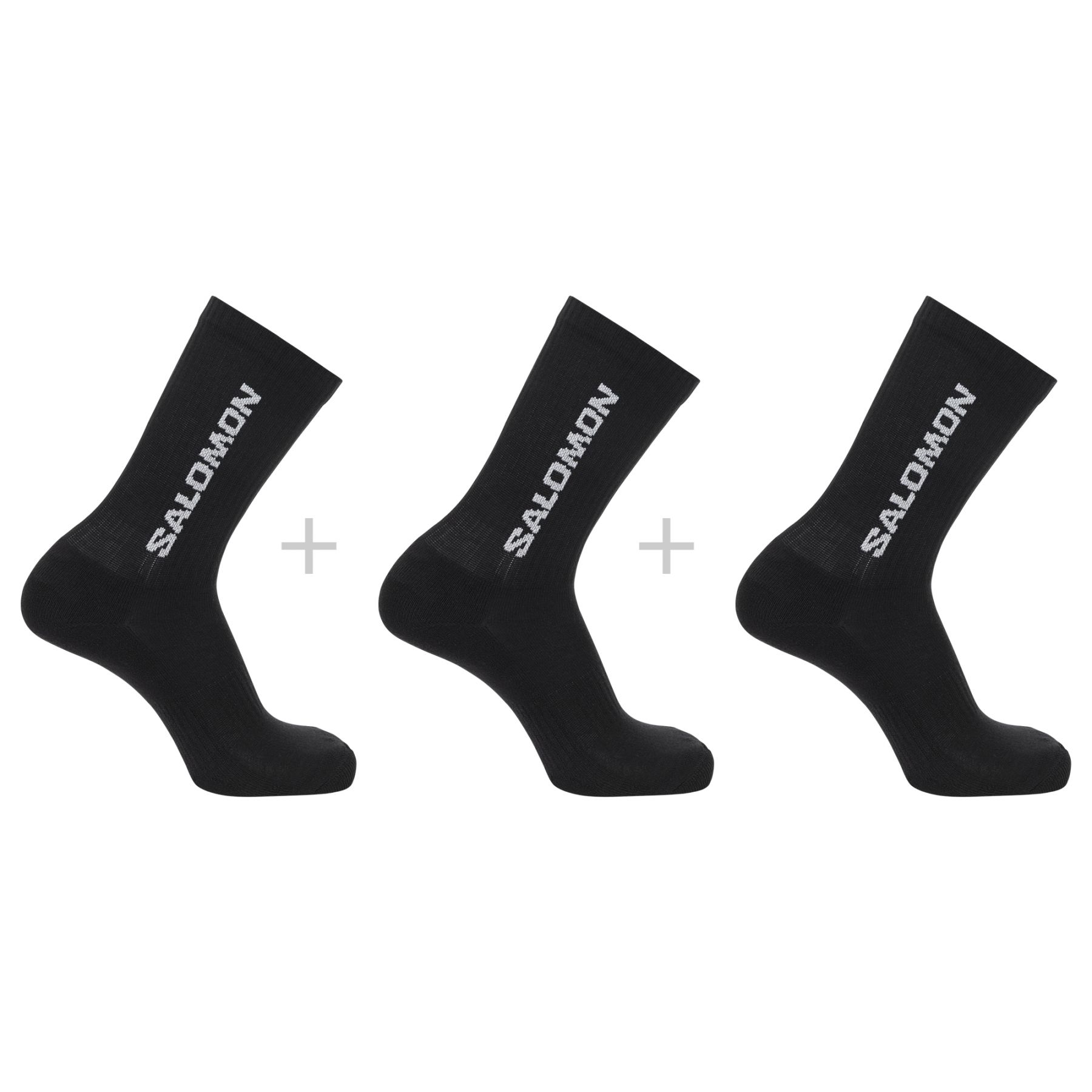 Salomon Everyday Crew, socks, 3-pack, black