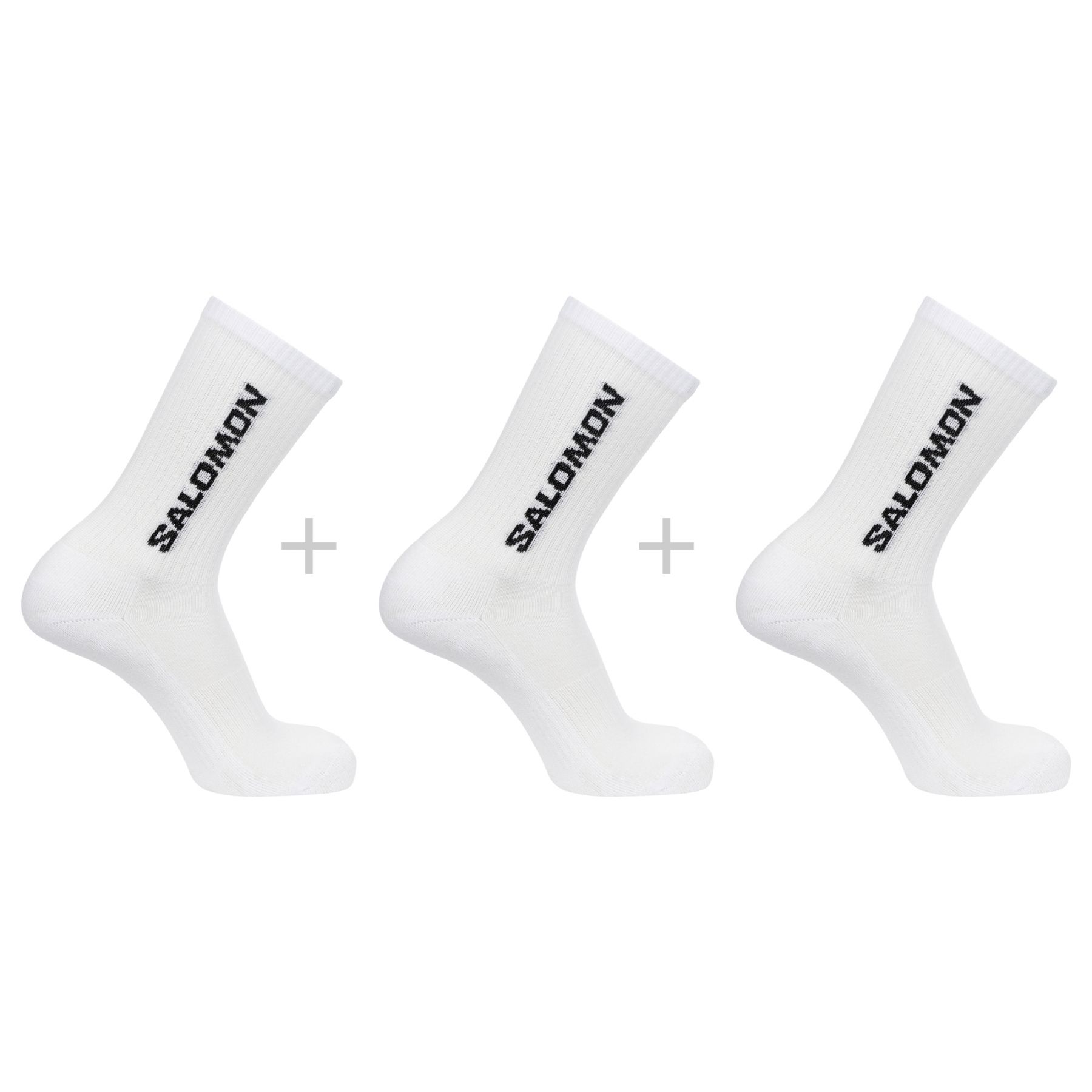 Salomon Everyday Crew, socks, 3-pack, white