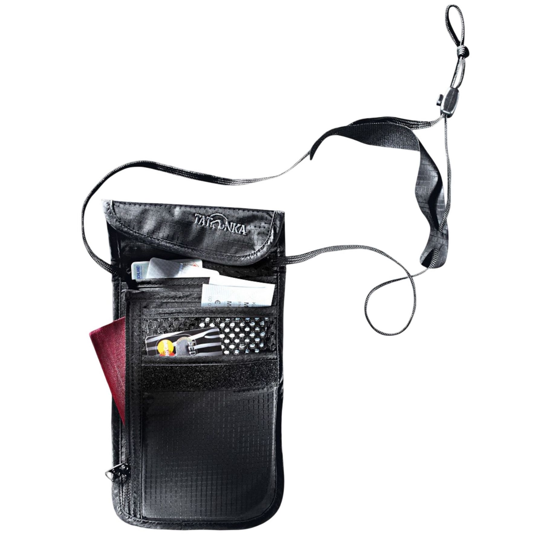 Tatonka Skin Neck Pouch, money belt, black