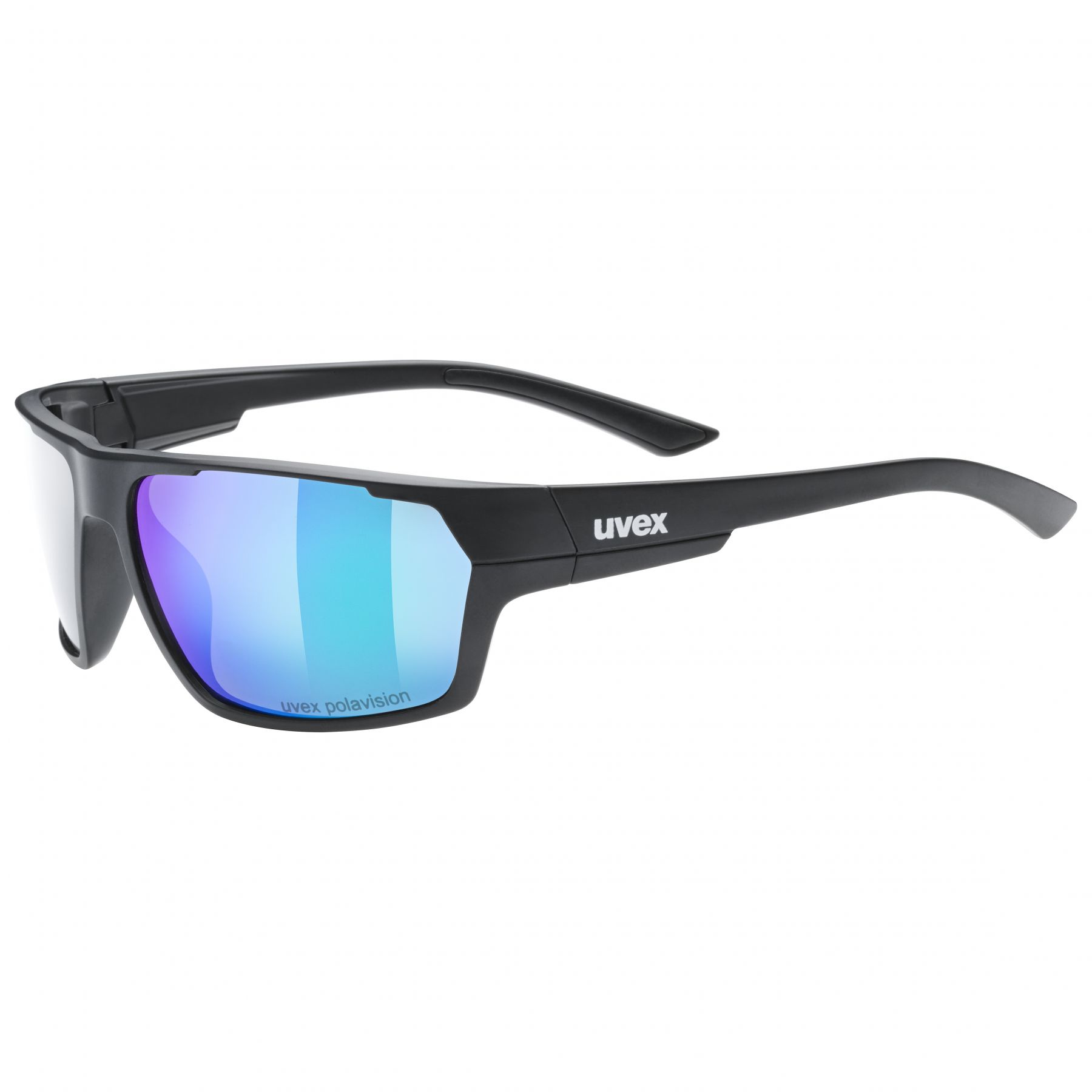 Uvex sportstyle 233 P, sunglasses, black mat